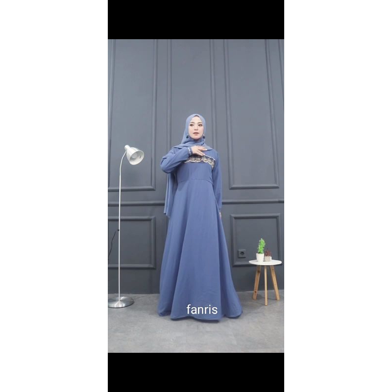 GAMIS/DRESS ceruty polos renda