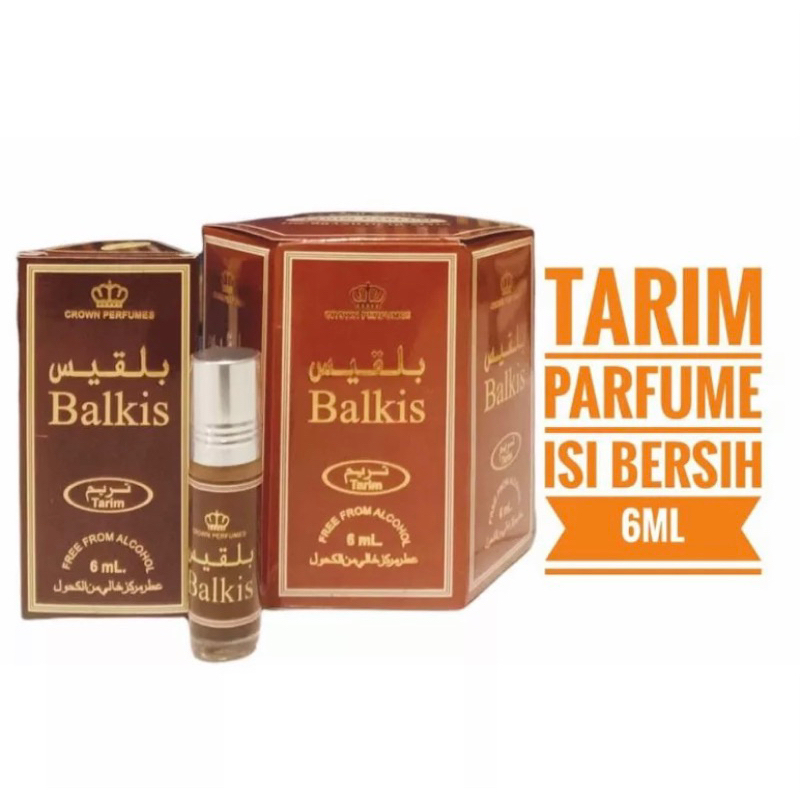 PARFUME TARIM BALKIS 6 ML ROLL ON / TARIM PARFUME FREE ALCOHOL