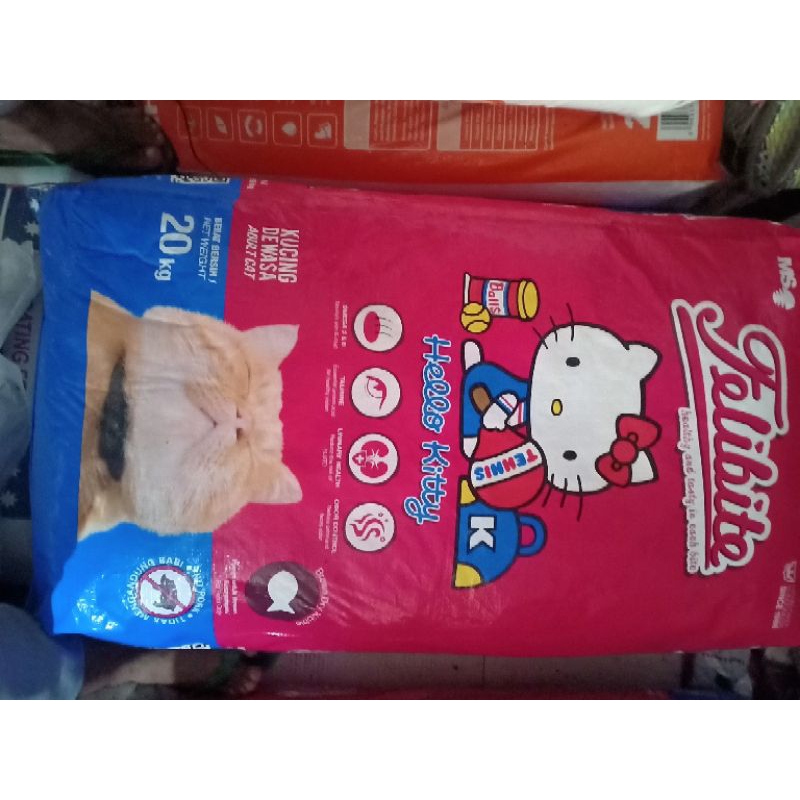 PAKAN KUCING FELIBITE BENTUK IKAN 1 SAK ISI 20KG