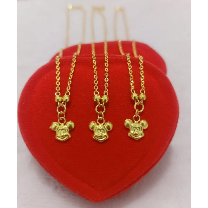 KALUNG ANAK PERAK 925 GOLD EMAS