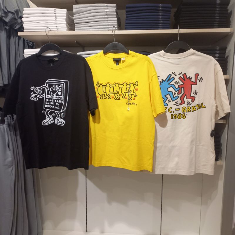 T shirt pria keith haring H&M original store