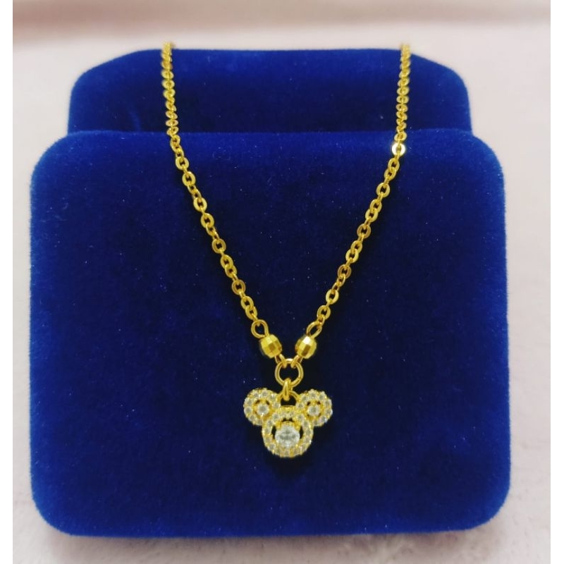 KALUNG ANAK PERAK 925 GOLD EMAS