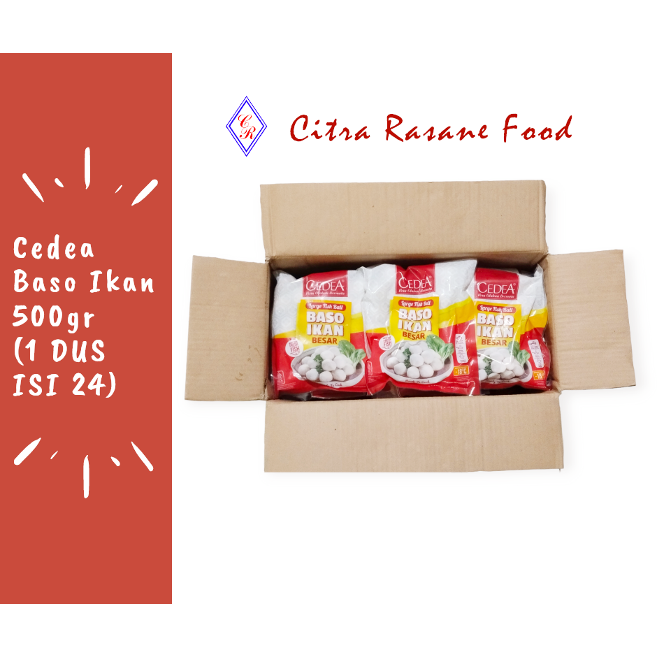 

Cedea Baso Ikan / Fish Ball 500gr (1 DUS ISI 24)