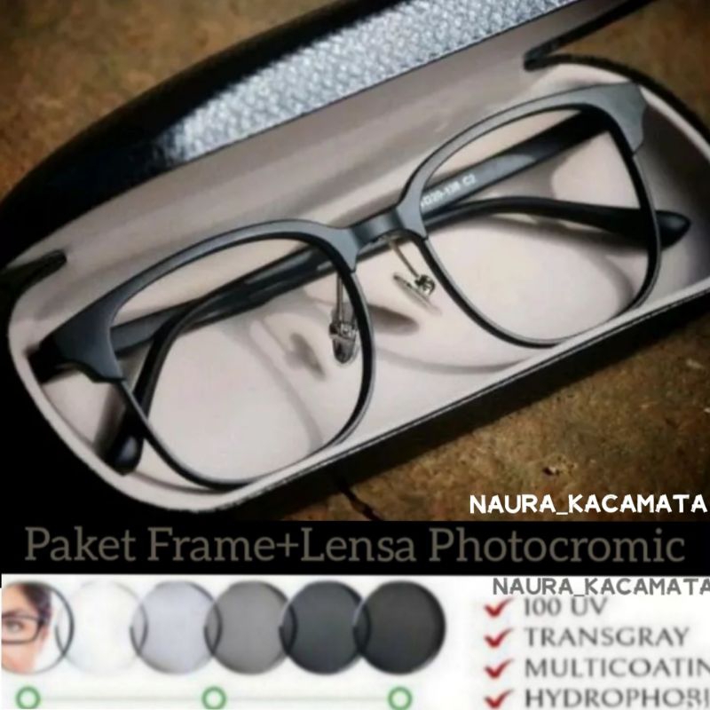 Kacamata kekinian | Kacamata keren pria/wanita Kacamata PHOTOCROMIC 2091