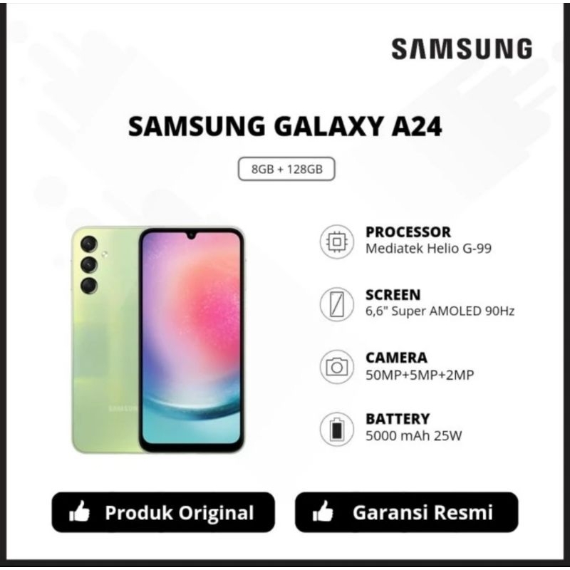 Samsung Galaxy A24 8/128 Garansi Resmi