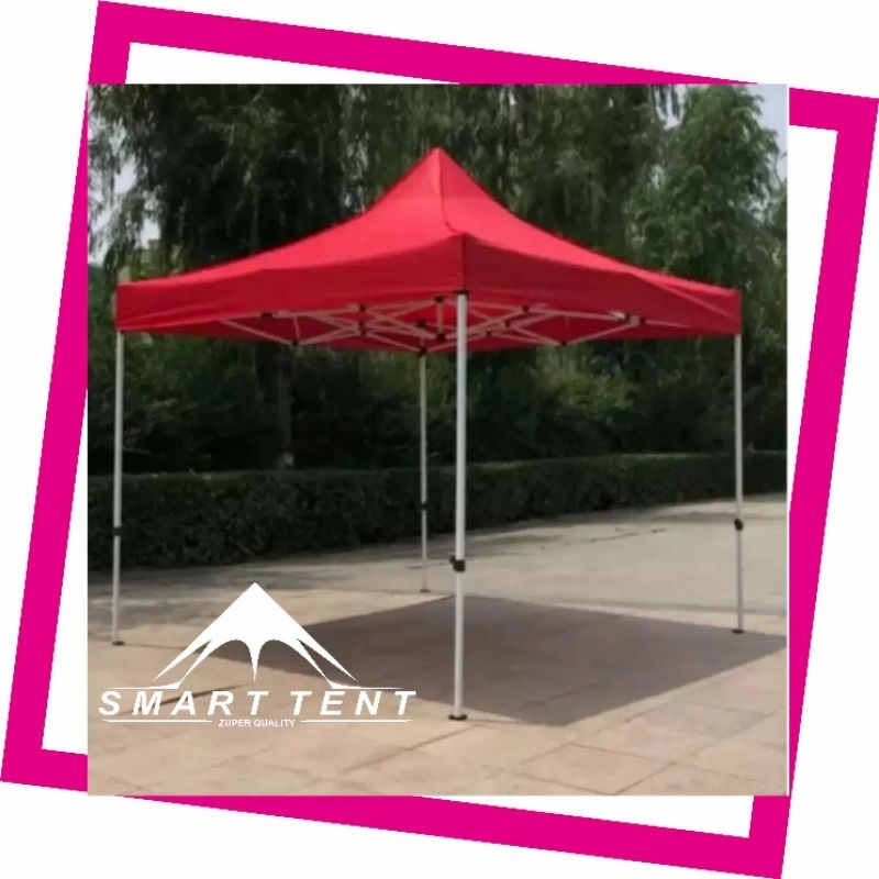 Tenda Lipat 3x3 Besi Putih