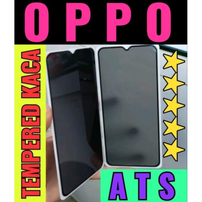 TG KACA SPY OPPO ALL TIPE, Tg Kaca Anti-Spy Oppo All Tipe Oppo All Type, Temper Tg Tempered Glass Privacy Anti Spy Oppo All Tipe All Type, Tempered Glass Melindungi Layar Handphone Depan Oppo All Tipe