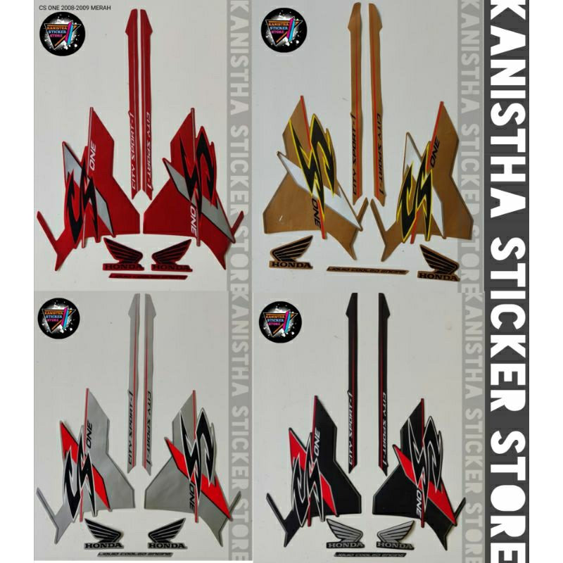 striping honda cs one cs 1 2008 2009 stiker list body motor honda cs one terbaik