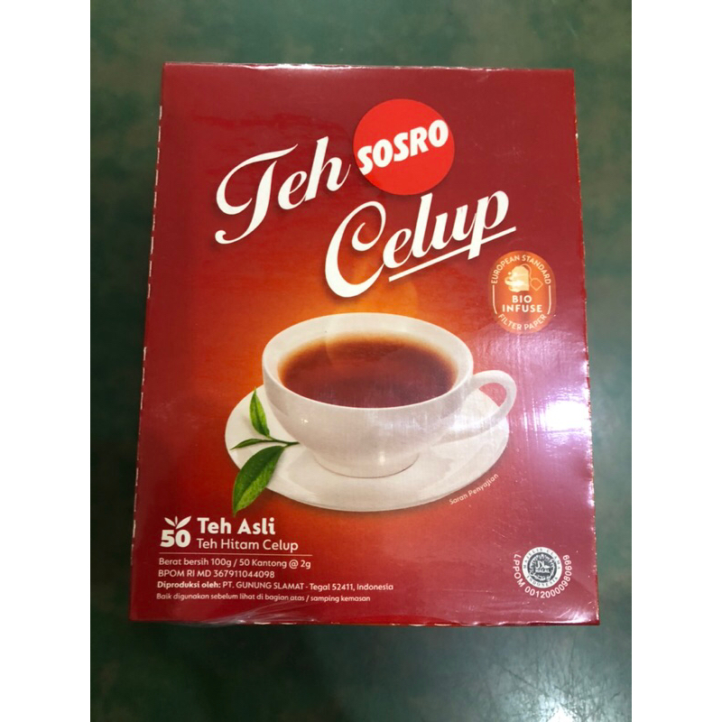 Teh Celup SOSRO 50 Kantong