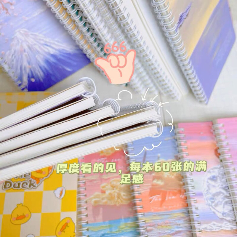 #6 READY STOCK BISA COD - NOTEBOOK A5 BESAR BUKU CATATAN MINI A7 RING KARAKTER KARTUN HEWAN LUCU BUNGA FANCY DEKORASI AESTHETIC JURNAL DIARY BUJO PLANNER AGENDA ANAK PEREMPUAN KAWAII GAYA REMAJA CEWEK KOREA BERUANG KELINCI SANRIO MURAH VIRAL KERTAS TEBAL