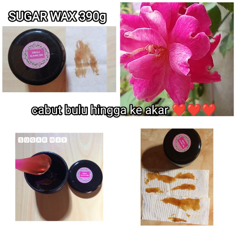 SUGAR WAXING 390g / Waxing Ketiak / Waxing Bulu / Serum AHA Brilliant Skin 100% Original