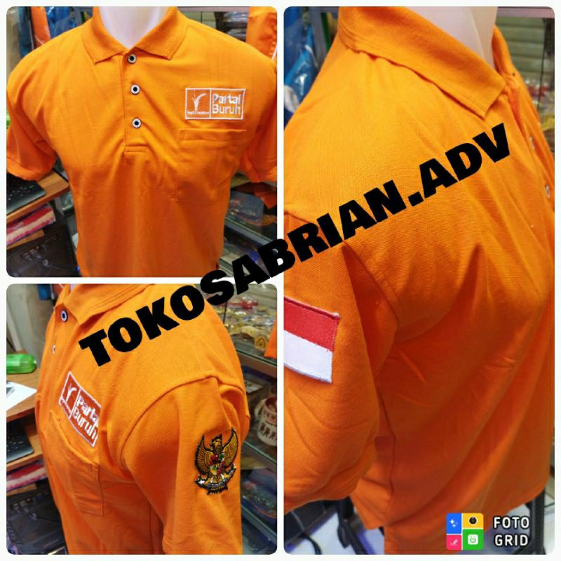 baju kaos partai buruh kaos polo partai buruh full logo