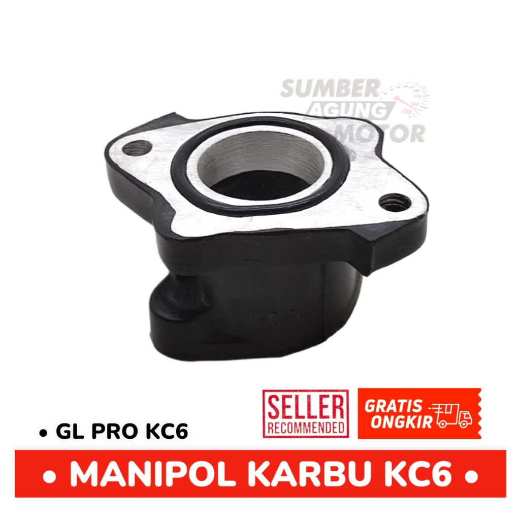 MANIPOL MANIFOL KARBU KARBURATOR GL PRO KC6 KUALITAS ORI