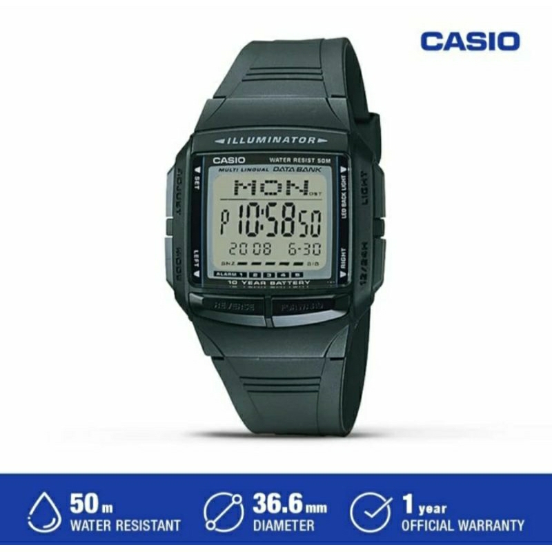 Jam Tangan Pria Casio DB-36-1AVDF / DB-36-1A Original