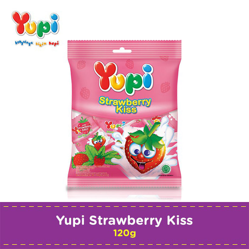 

Yupi Gummy Candies Strawberry Kiss 110 g