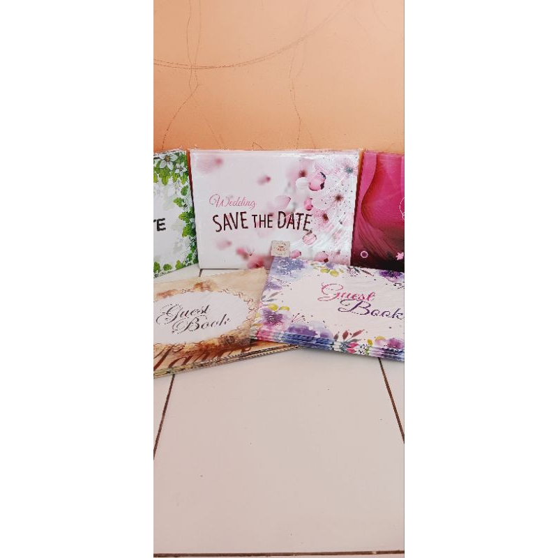 

BUKU TAMU NIKAHAN / GUEST BOOK / BUKU KONDANGAN