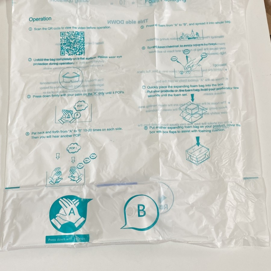

Foam Packaging Expanding Foam Size Small 35cm x 41cm