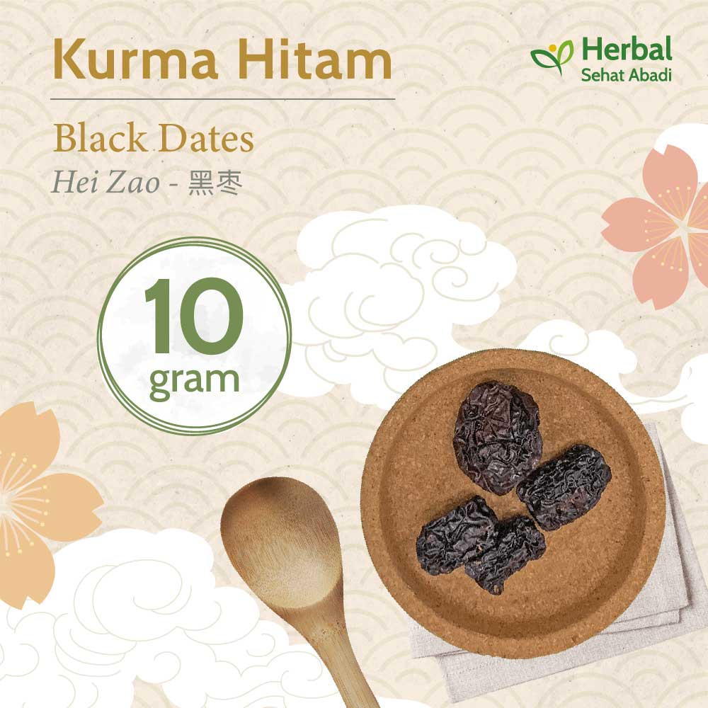 

U Co 10 gram / Black dates / Wu Zao (乌枣) / Kurma Hitam