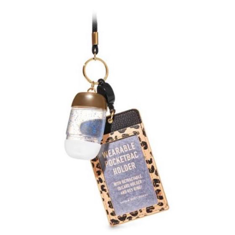 BBW WEARABLE LEOPARD ID CARD - PocketBac Holder