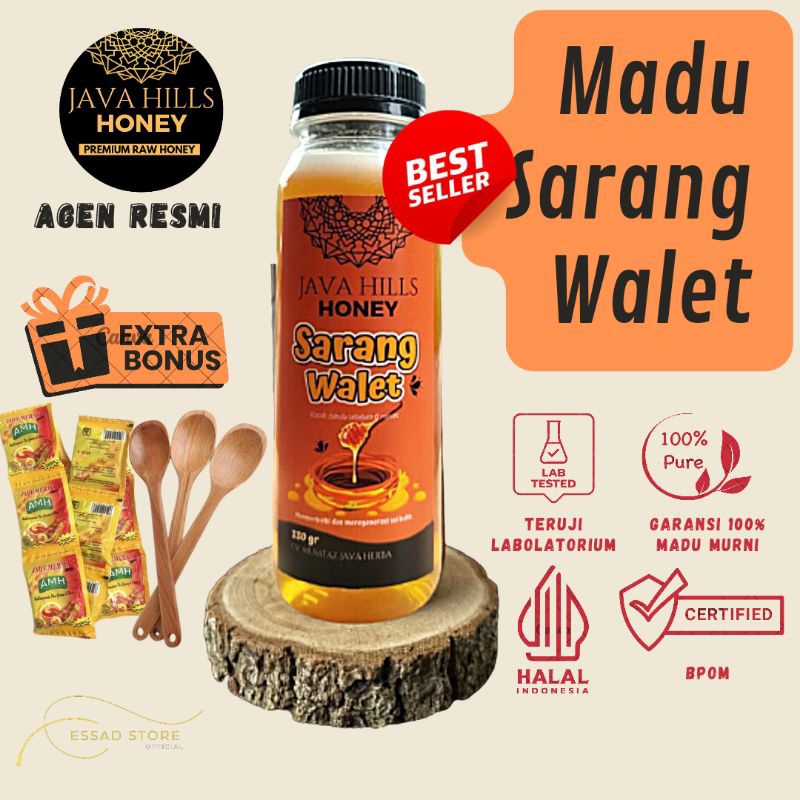 

Madu Sarang Walet Javahills Honey 100% Original