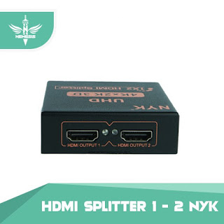 HDMI Splitter 2 port Full HD HDMI cabang 2 for CCTV Laptop Projector