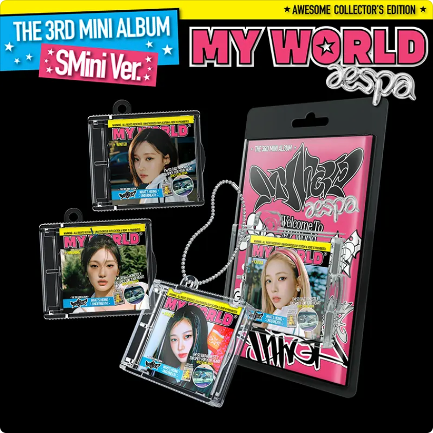 [DP PO] aespa - The 3rd Mini Album [MY WORLD] (SMini Ver.) (Smart Album)