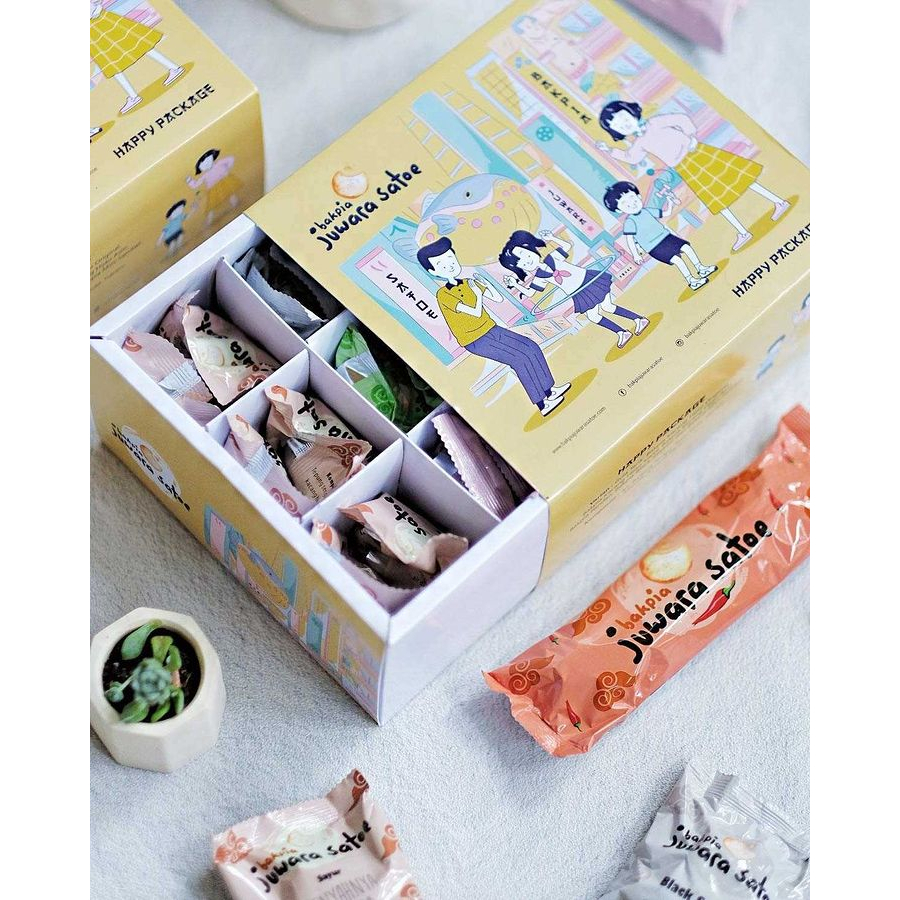BAKPIA JUWARA SATOE [ Isi 20 ] Bakpia Mix Happy Package - Oleh Oleh Khas Jogja