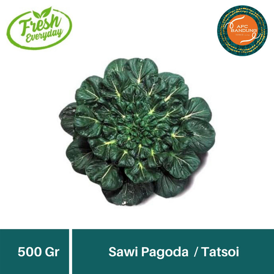 

Sayur Sawi Pagoda Sayuran Tatsoi 500gr