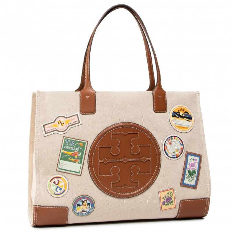 Tory Burch Handbag Tote Ella With Patches TB 64940