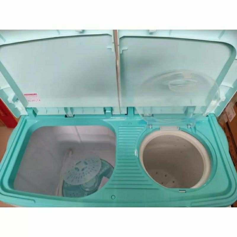 MESIN CUCI POLYTRON PWM 9076/ MESIN CUCI 2TABUNG POLYTRON PWM 9076 -9KILO (KHUSUS BOGOR)