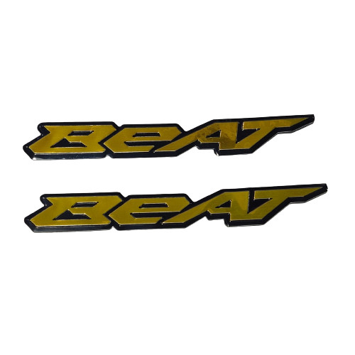 2Pcs Emblem Timbul Logo 3D Honda Vario Beat Sayap Kanan Kiri Embossment Dekor