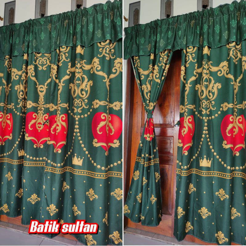 Gorden Serut Motif murah !! Gorden pony pintu gorden serut motif korden murah gorden homemade gorden serut motif