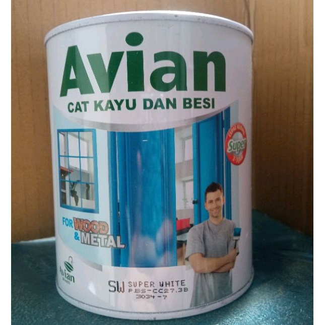 Cat Avian Cat Kayu Cat Besi 1 Kg Hijau