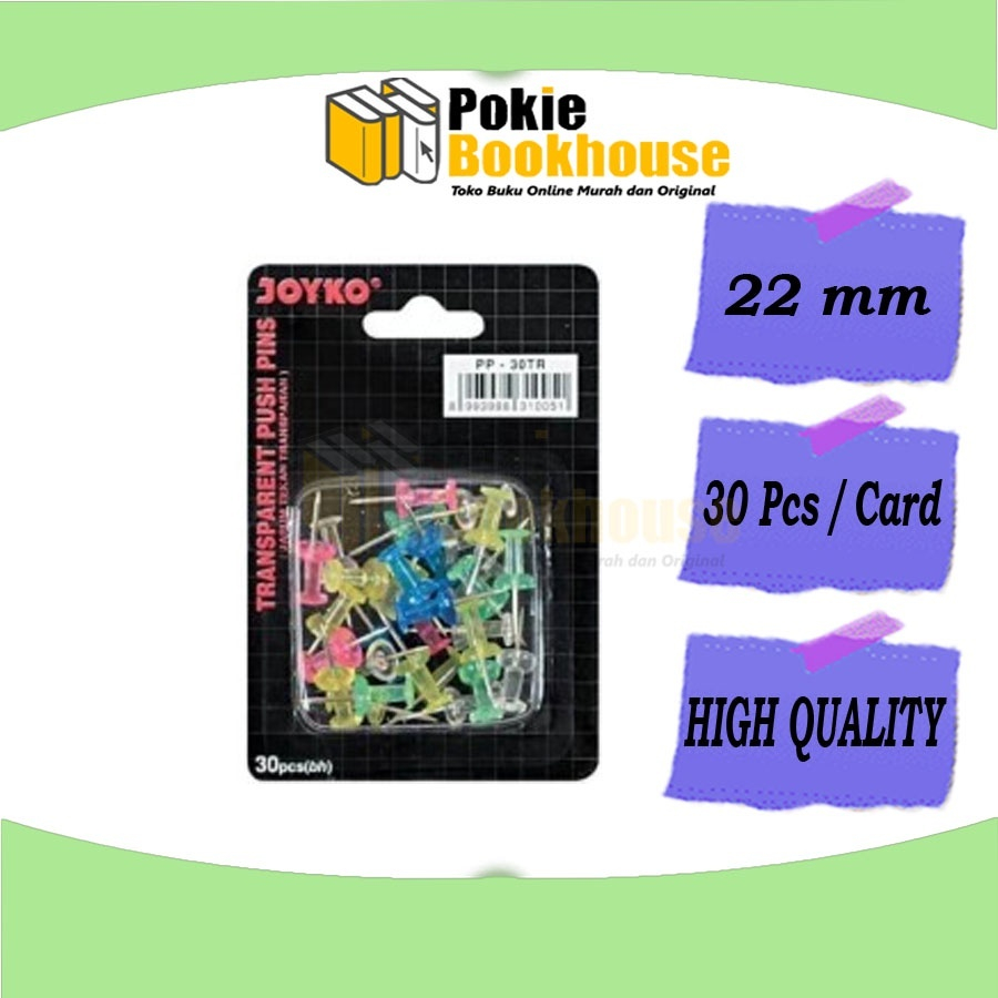 

Push Pin Paku Payung Warna Sterofoam Softboard JOYKO PP-30