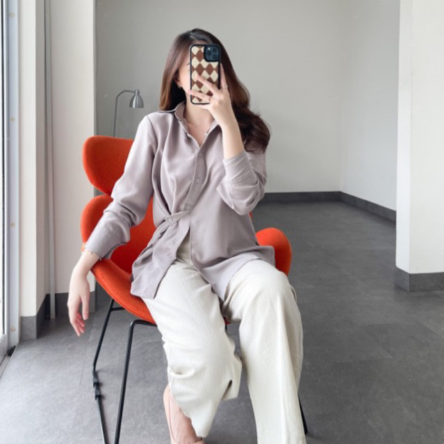 TERRY SHIRT - KEMEJA WANITA