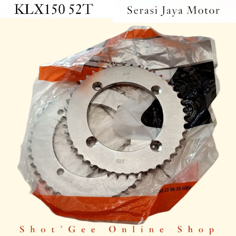 GEAR GIR BELAKANG KLX 150 52T