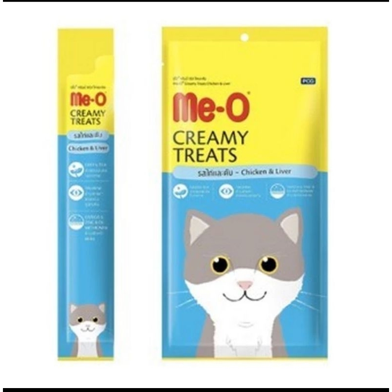 Snack kucing MEO CREAMY TREATS 15GR (isi 1pcs) bio creamy 15gr liquid 15gr cemilan kucing meo creamy SATUAN