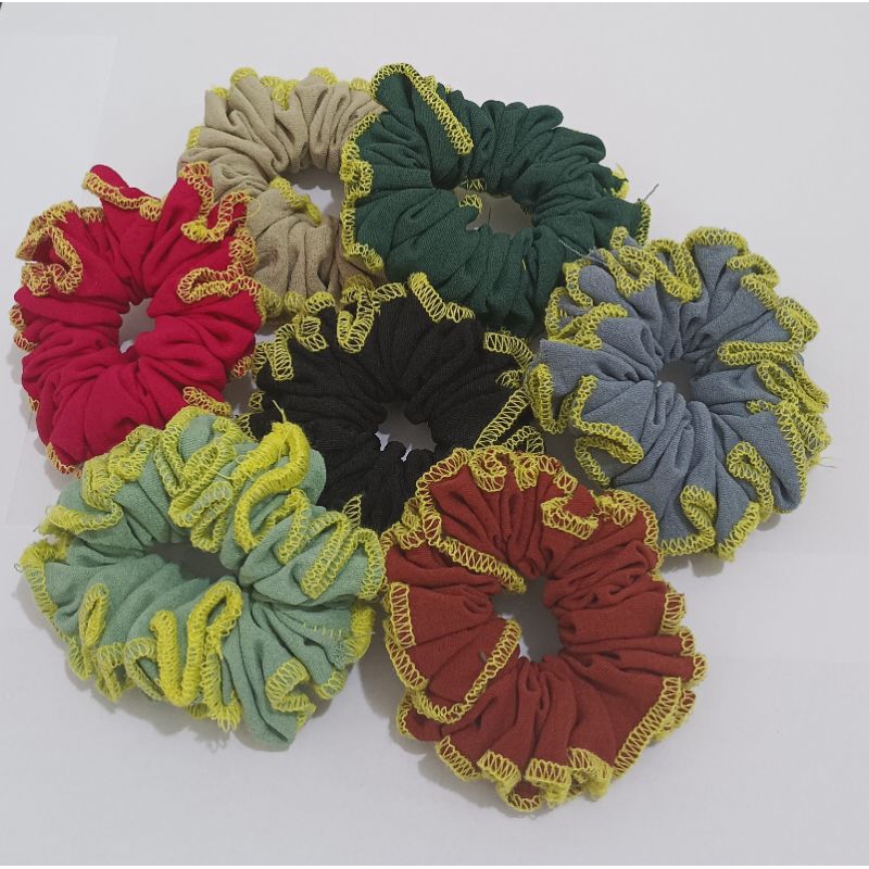 Vinztstore - Ikat Scrunchie Cepol Hijab Ikat Rambut Cepol  Hijab Warna TERMURAH