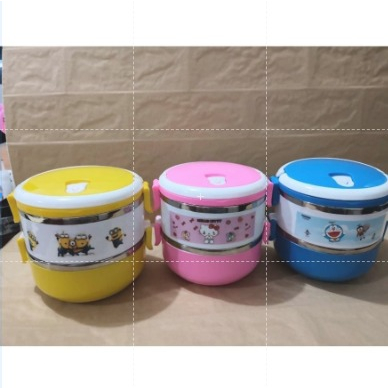 Rantang Makanan 2 Susun Motif Karakter