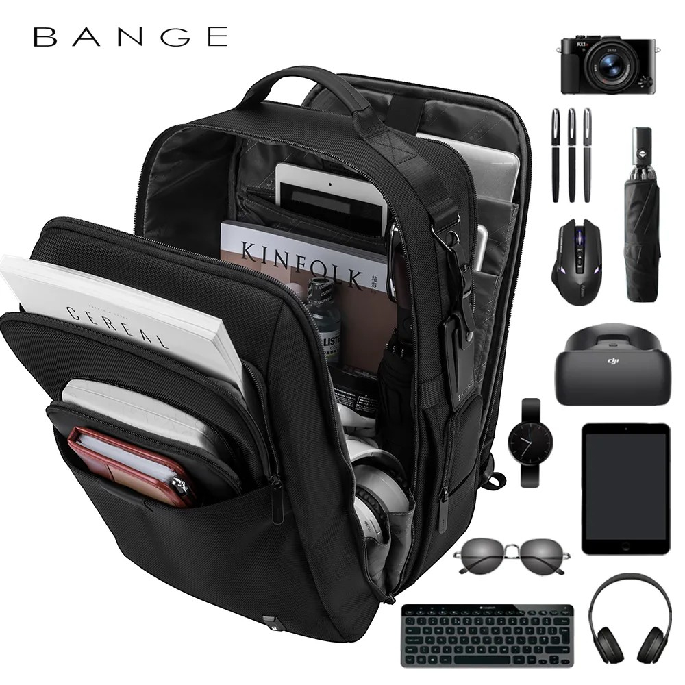 BGG63 Tas Bange Bag Backpack Pria Cowok Kantor Ransel Laptop 15.6 Inch