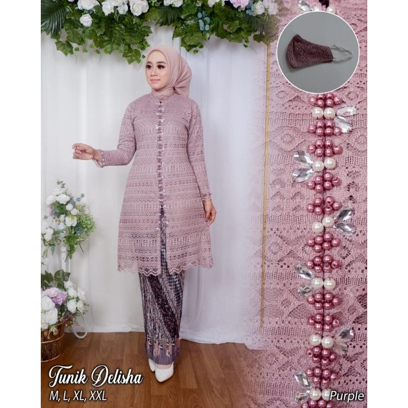 Set Kebaya Tunik Melisha / Tunik Brokat Malika Payet Terbaru / Kebaya Tunik Busui Frendly / Kebaya Tunik Seragaman Keluaran / Set Kebaya Wisuda / Stelan Kebaya Wanita / Kebaya Kondangan / Kebaya Pesta / Set Kebaya Tunik / Kebaya Busui / Kebaya Melayu