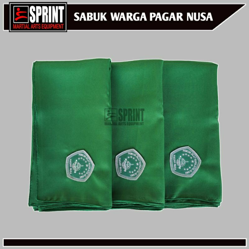 Sabuk Warga Pagar Nusa / Selendang Sakral Warga Pencak Silat NU Pagar Nusa / Sabuk Pelatih Pagar Nus