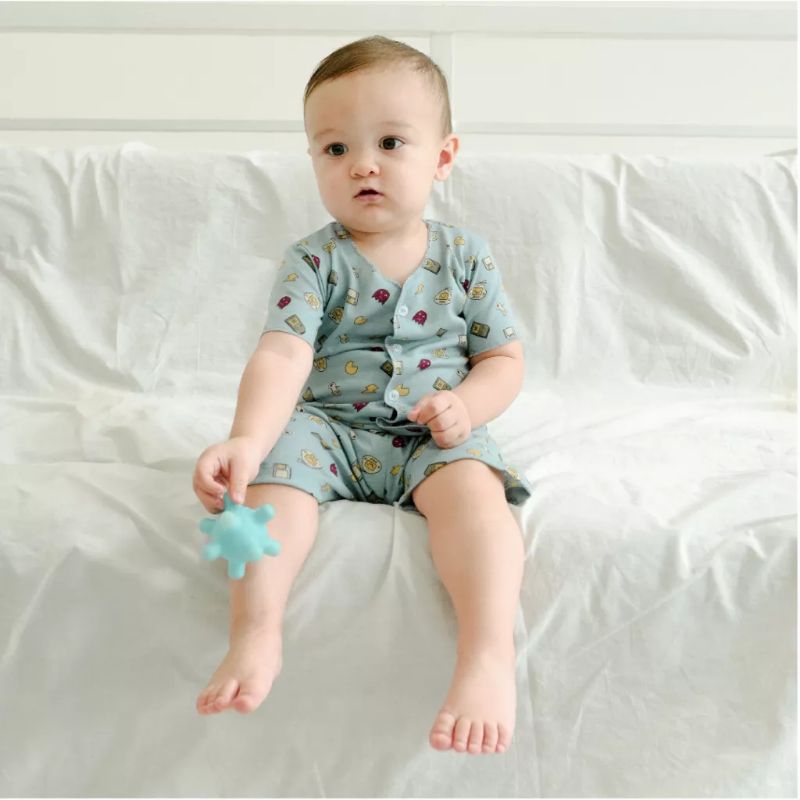 Little Palmerhaus - Little Wear Short Sleeve (0 Month s/d 12 Month) Kancing depan