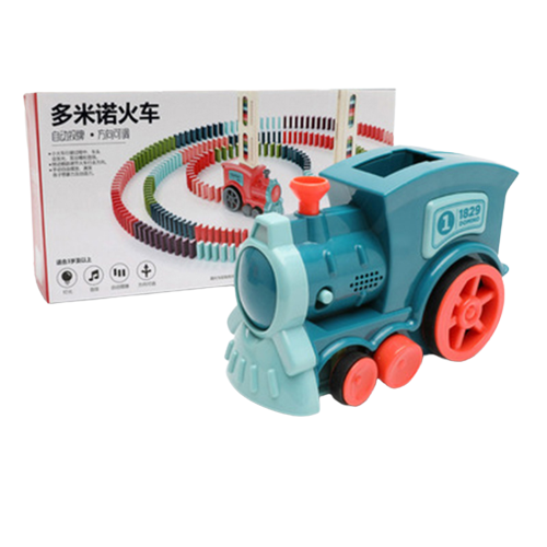 Mainan Kereta Domino Train Domino Mainan Montessori Anak Mainan Sensory Toys Mainan Kereta Api Anak