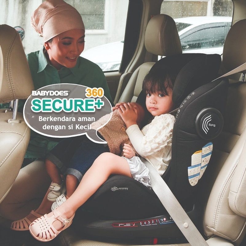 Carseat Babydoes Full Rotate 360 Derajat CH 8735 / Car Seat Free Rotate CH 8749 / Transporter 8738 SN ( 360˚ Rotated ) / Secure+ CH 87051 R129 ISOFIX Kursi Mobil Bayi