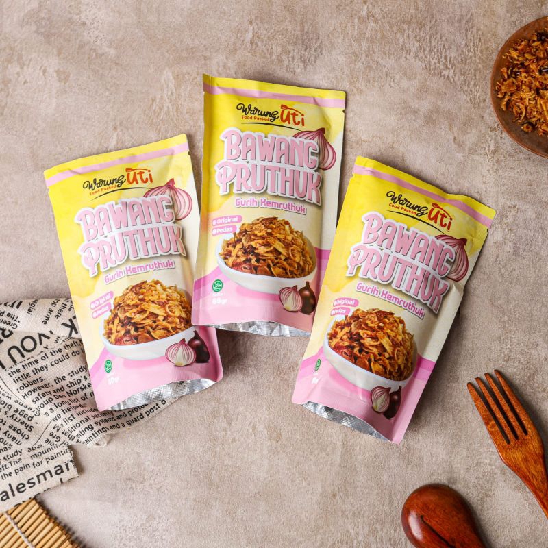

Paket Hemat 3 pcs Bawang Goreng Pruthuk Cemilan Renyah Gurih