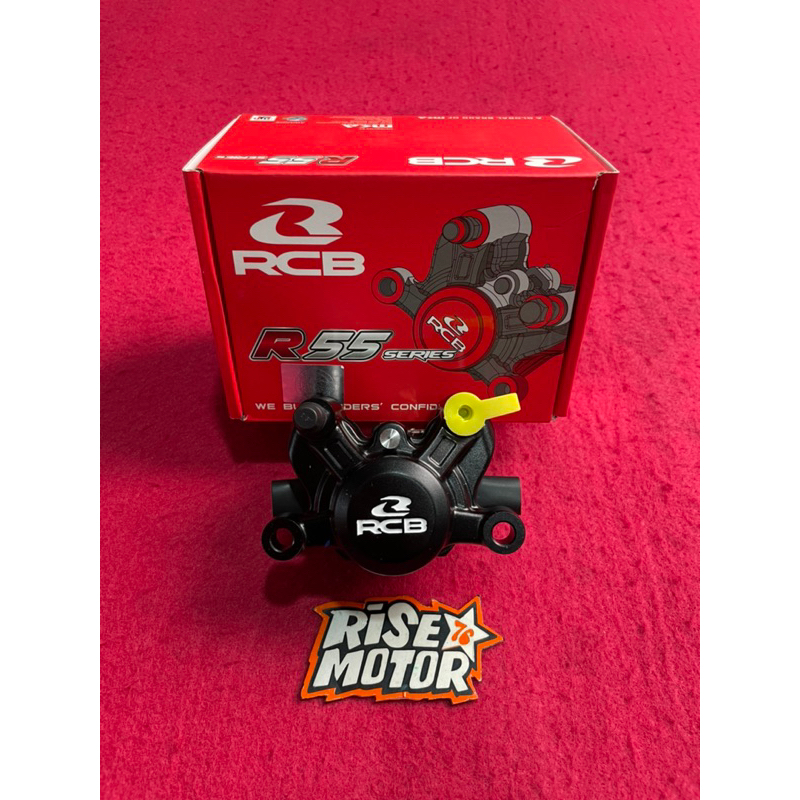 KALIPER RACING BOY RCB 2 PISTON BELAKANG HITAM