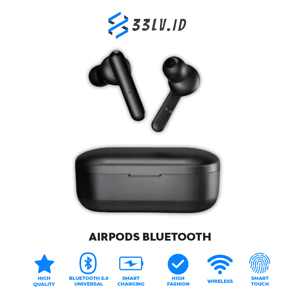 【33LV.ID】New headset realme wireless tws bubs in-ear 3d stereo t10 proud be young