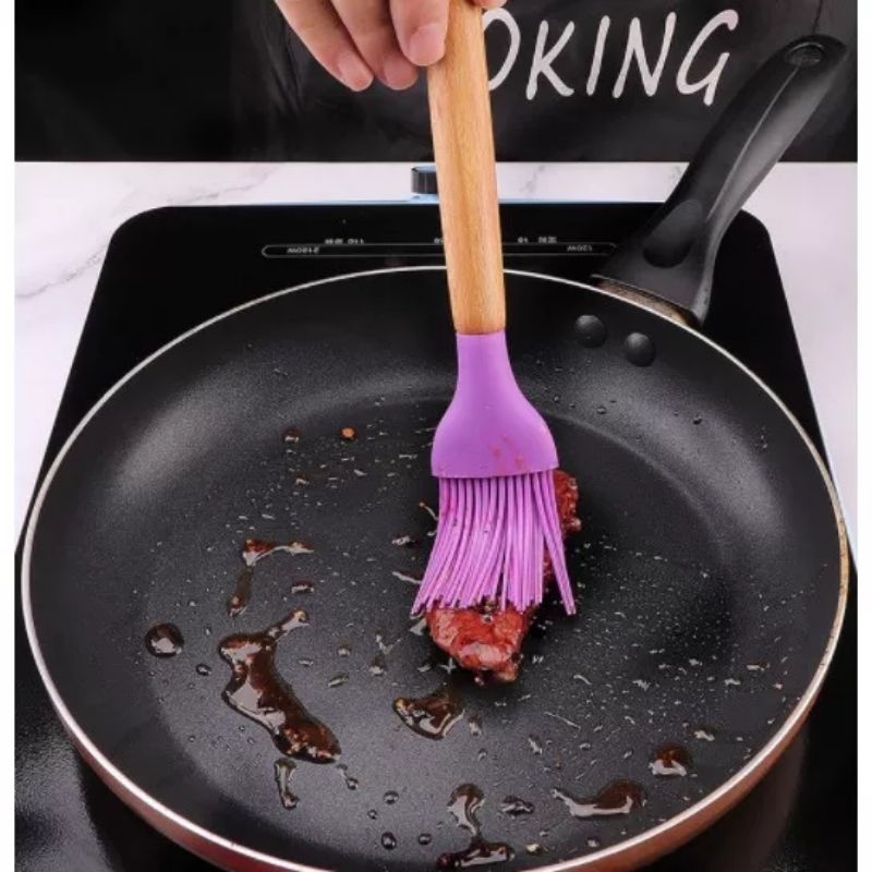 COD silikon spatula silikon alat masak Capitan scraper whiks sendok centong kuas silikon tahan panas set