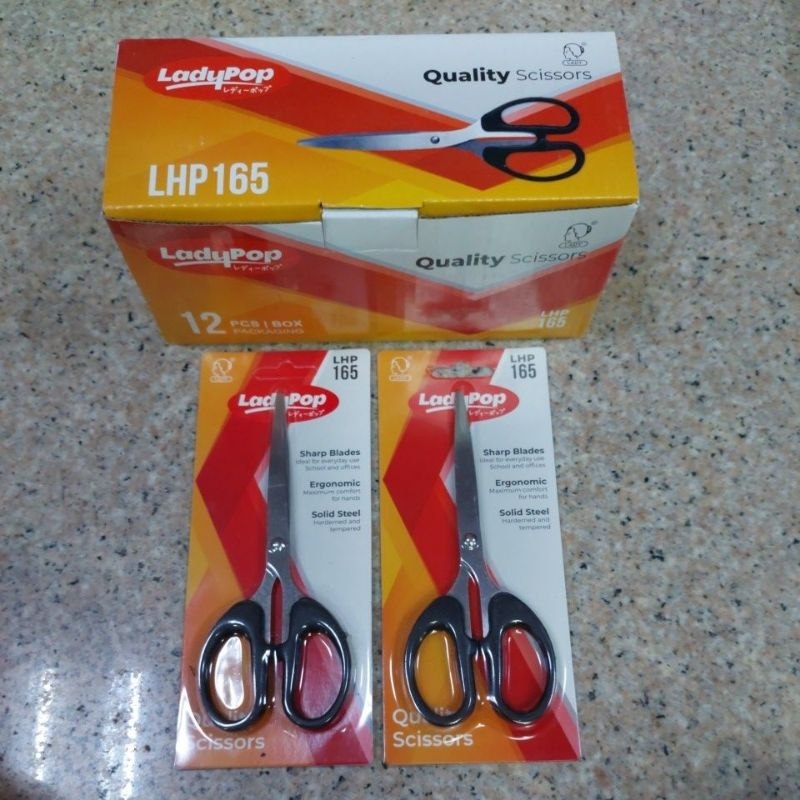 

(PAK) Gunting Sedang Murah Ladytop LHP165 Isi 12 Pcs